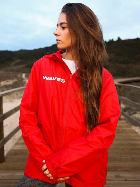 Cortavientos Waves - Rojo